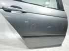 BMW 3er E46 Türe hinten rechts komplett mit Seitenscheibe Touring Facelift , Fensterheber manuell , ohne Türverkleidung Farbcode : A08 Silbergrau met.