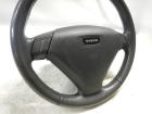 Volvo S60 Leder Lenkrad 08666887 komplett mit Airbag , Lederlenkrad , 3-Speichen Lenkrad