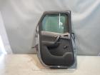 Opel Meriva B Türe hinten links 5-Türer mit Seitenscheibe, Fensterheber manuell, Tür hinten links Farbcode: Z179 Silbersee metallic