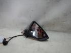 Seat Leon 5F Außenspiegel rechts 5-Türer mit Spiegelglas und Blinker E9026684, elektrisch anklappbar, 8-Pins, Spiegel rechts E9036684 Farbcode: LZ9Y Phantomschwarz-perl