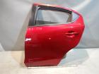 Mazda 2 DJ1 Türe hinten links 5-Türer mit Seitenscheibe, Fensterheber elektrisch, Tür hinten links Farbcode: 46V Rot
