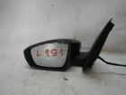 VW Polo 6R Außenspiegel links E9034483 mit Spiegelglas und Blinker, elektrisch verstellbar, 6-Pins, Spiegel links Farbcode: L041 Brillantschwarz