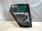 VW Golf VI 1K Türe hinten links 5-Türer mit Seitenscheibe, Fensterheber elektrisch, Tür hinten links Farbcode: LC9X Deepblack, Perl