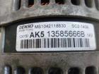 Lichtmaschine Opel Corsa E 1.4 16V * 13585666B * Amp.140 Denso Bj.2015 Km:23732